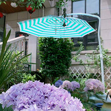 HXCD Compatto 2,1 m di Diametro Ombrellone Rotondo con sfalsamento Ombrellone a sbalzo da Giardino Manovella da Giardino Tenda da Sole per Esterni Tenda da Sole 360 °; Rotazione