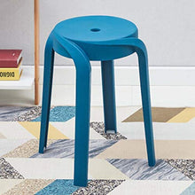 MKXF Plastic Sgabello Domestica Addensare Nordic Style Sgabello Tondo Sgabello Alto Sgabello Scarpe Modifica Sgabello Antiscivolo Dining Chair Attesa Banco,C