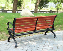 GUARD Panchina da Giardino All'aperto, Panchina 3 Posti Resistente alle Intemperie con/Senza Schienale, Struttura in Metallo E Acciaio E Sedile in WPC Anticorrosivo