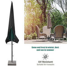 Ruiqas Copertura Impermeabile dell' ombrellone con Asta Coperture dell' Ombrello a Mensola del Patio Copertura della Chiusura Lampo dell' Ombrello dell' Ombrello dell' ombrellone da Giardino