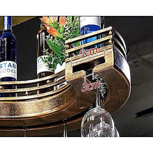 Portabottiglie per Vino Moderno in Metallo portabottiglie portabottiglie per Vino - portabottiglie per Vino da Appendere, portabottiglie per Vino Alto, portabottiglie da cucina-60x30cm
