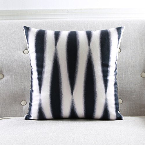 MEILING Bianco e Nero Geometrico Divano Cuscino Morbido camoscio Nordic Astratta Modello Decorativo tra Cuscini Decorativi (Colore : 45cm-Without A Core)