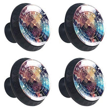 Simbolo misterioso 4 PCS Pomelli per Porta, Pomolo per Mobile, Pomelli per Mobili con Viti, Maniglia per Armadietto, Pomelli per Porta, Pomelli per Cassetti per Porta, Armadio, Cassetto e Credenza