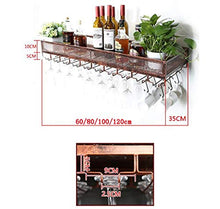 Portabottiglie per vino Wine Bar Bar Portabicchieri per vino Sospensione per vassoio per vino Creativo Portabottiglie per vino continentale Appeso a parete industriale Portabottiglie Decorazione Por