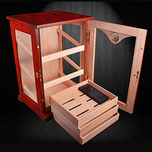 FeiGuo Cedro Sigaro armadietto Sigaro humidor Scatola di sigari umidità costante idratante Grande capacità Scatola Sigaro Sigaro gabinetto idratante Scatola di sigari Premium (Design : A)