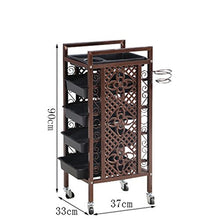 ChangDe Scaffale CHDE Carrello - Scaffale Mobile Multifunzionale Utensili per Parrucchieri Multistrato Car Barber Shop Beauty Shop Carrello Piccolo Mobile Carrello degli Attrezzi (Color : A)