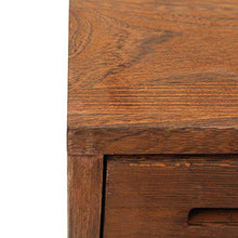Rebecca Mobili Cassettiera Retro, Comodino 2 cassetti, Legno Marrone, per Bagno Soggiorno Camera da Letto - Misure: 36 x 35 x 24 cm (HxLxP) - Art. RE6087