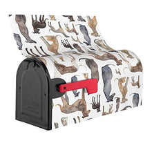 Greyhounds Wippets and Lurcher Dogs - Copertura magnetica per cassetta postale per giardino, cortile, dimensioni standard, 53 x 45 cm