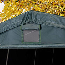 TOOLPORT Tendone Garage Premium 3,3 x 4,8 m Verde Scuro con Telo da ca. 500g/m² PVC, Costruzione Stabile in Acciaio, Garage per Moto