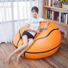 Sedia Gonfiabile all'aperto della Chaise-Lounge del sofà - sofà Gonfiabile di Forma del Modello di Pallacanestro della Sedia di Calcio, Ideale per la Camera da Letto dell'interno del Salone