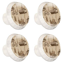 Auto retrò 4 PCS Pomelli per Porta, Pomolo per Mobile, Pomelli per Mobili con Viti, Maniglia per Armadietto, Pomelli per Porta, Pomelli per Cassetti per Porta, Armadio, Cassetto e Credenza