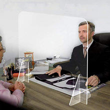 Schermo da Scrivania Con Protezione da Starnuto, Schermo di Protezione in Acrilico Trasparente per Contatori, Barriera per Divisori in Plexiglass, Miglior Protezione per Partizioni DPI per Aule o Uf