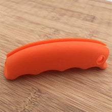JOOFFF Maniglia per Borsa da Trasporto in Silicone Maniglia per Borsa per la Spesa con Una Presa da Viaggio,Arancia