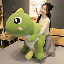 Genrics Cuscino Dinosauro Peluche Cuscino per Dormire Accompagnato da Bambole può Fare Regali di Compleanno 60cm * 20cm/ Rosa