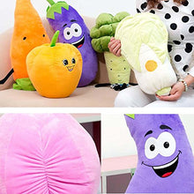 Black Temptation Cuscino in Peluche con Cuscino in Peluche 3D di Frutta Creativa, Fragola, 27 cm