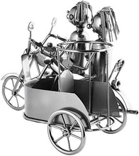 Brubaker Portabottiglie dal Design Coppia sul Moto con Sidecar - con Biglietto di Auguri
