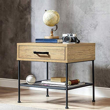 FEANG Tavolo da Comodino in Legno Tavolo da Comodino da Tavolo Comodino con cassetti e ripiano di stoccaggio, mobili Multiuso per Camera da Letto