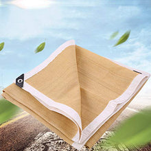 Shade net Beige Crema Solare Rete Curry casa crittografia Ispessimento Balcone Giardino polietilene Isolamento Termico Rete Tenda da Sole Rete