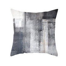 Federe Cuscini Divano 45X45,Fodera Per Cuscino Stampata Ad Acquerello Astratto Geometrico, Gettare Fodere Per Cuscini, Cuscino Per Divano Auto, Set Di 4 Articoli Per La Decorazione Della Casa, Grigio
