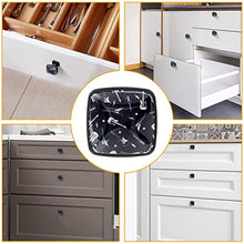 Set di 4 pezzi con maniglia quadrata per armadio da cucina, credenza, cassettiera, cassettiera, con viti, per cucina, comò, armadietto, bagno, chitarra musicale, colore: blu navy