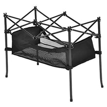 Tavolo pieghevole da campeggio portatile, tavolo da picnic in lega di alluminio solido, Tavolo pieghevole multiuso da pranzo per esterni robusto telaio in ferro 118x55x67cm