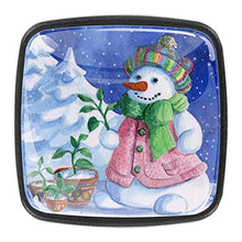 Vaso giardiniere pupazzo di neve Pomelli per Porta Set di 4 Pomelli per Mobili Manopole per Cassetti Cucina Armadio Vetro