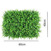 Subobo Pannelli di siepi Artificiali, Pannelli Artificiale bosso Topiary Hedge impianto UV Schermo protetto for Outdoor Indoor Patio USA 12 Pezzi per la casa Giardino Decorazione Esterna a Parete