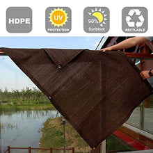 COFFEE CAT Frangivista per Balcone (Venduto A Metro) - Rete in HDPE con Larghezza di 1,1 Metri, 200 G/M², Parasole, Vela Marrone