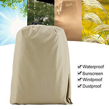 Take Fan - Copertura resistente e pratica per riscaldamento, resistente alle intemperie, impermeabile, per esterni, colore: beige