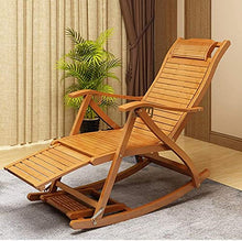 Reclinabili Bamboo Sedia a Dondolo Bambino Sedia Pieghevole per Adulti Casa Poltrona Sedia Cool Sedie Fretta Sedia anziana Pranzo Pranzo Pranzo Sedia