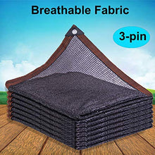 Panno ombra Paralume in Tessuto Nero per Le Piante, Sunblock della Serra con Gli Occhielli, Copertura Reticolato a Rete Resistente al 55% UV (Size : 2X1m)
