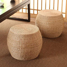 Sgabelli in Rattan Fatti a Mano, Poggiapiedi del Soggiorno, Sgabello da Tavolino da caffè alla Moda Creativa, Sgabello da Divano per La Casa, Robusto E Resistente in Rattan