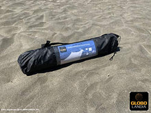 GLOBOLANDIA Tenda 95117G da Spiaggia Tents Globo Sand 2.1m x 2.1m con Ancoraggio a Sabbia, Parasole Portatile Tende con Ancoraggio a Sabbia Tettuccio Parasole