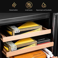 Xing Hua home Umidificatori Humidor Armadio per Sigari Idratante Armadietto per Sigari di Grande capacità Ripiano in Legno di Cedro Armadietto per Sigari Purificazione di Ioni Negativi