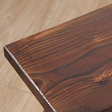 Panca da Esterno, Panca in Legno massello, Panca in Legno carbonizzato, Panca per Scarpe, panchina per Parco, Panca Lunga (Color : A, Size : 100 * 25 * 42cm)