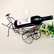 LHQ-HQ Ferro cremagliera del Vino del Metallo risciò titolari Cinesi di Vino Titolare Decorazione Vino Vento