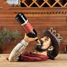 LHQ-HQ Rack Resina Vino, Miglior Rack Bottiglia, Whisky Wine Rack, Western Cowboy Decorazioni Regalo di Stile
