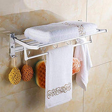 PYROJEWEL Parete Rail Bagno cremagliera Bagno cremagliera Rack Appendiabiti Spazio del Bagno di Alluminio cremagliera/Bar cremagliera/Bagno Bagno cremagliera Pieghevole mensola da Bagno