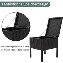 WYLZLIY-Home Set Mobili da Giardino Set Mobili da Esterno Set di Mobili da Giardino in Rattan Set da Giardino Sofà Tavolino da caffè Set di Mobili per Giardino d'inverno con Spazio di Archiviazione