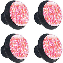 Sogno amore cuore modello rosa romantico Pomelli per Porta Set di 4 Pomelli per Mobili Manopole per Cassetti Cucina Armadio Vetro