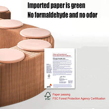 Sgabello Pieghevole in Carta per Uso Domestico Sgabello Pieghevole in Carta Kraft, Adatto A Famiglia, Dormitorio Scolastico, ECC. per Rendere La Tua Vita più Portatile,240cm