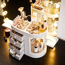 ACEWD Organizzatori di Trucco E di Stoccaggio, Gioielli E Espositore Cosmetico, Scatola di Immagazzinaggio Dell'organizzatore di Cosmetici di Grande capacità