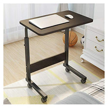 delle Famiglie di Sollevamento Regolabile Comodino Laptop Desk con Pulegge Mobile Comodino di Alta qualità Notebook Stand Tavolo Vassoio Scrivania Portatile FF (Color : A 80x50cm)