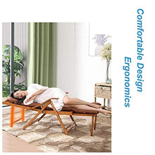 PAKUES-QO Lettini Pieghevoli Lettino Prendisole in Legno Sedia a Sdraio Pieghevole Regolabile reclinabile reclinabile per Giardino Balcone o Patio Piscina Esterna Coperta