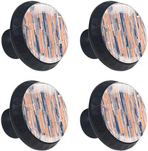 Arte astratta rustica vintage retrò Pomelli per Porta Set di 4 Pomelli per Mobili Manopole per Cassetti Cucina Armadio Vetro