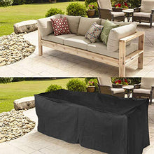 ZHAOZCL Cover per mobili da Giardino Impermeabile, 210D Oxford Coperchi di Stoffa per Esterni Oxford, per tavoli Sedie di Divano da banco, Protezione da Neve Anti-UV 213x132x74cm