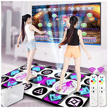 AFANG Tappetino Ballo USB, Danza Pad Antiscivolo Resistente all'Usura Dancing Step Dance Mat Pad Dancer Coperta, Tappeto Musicale Antiscivolo Game Dancer Pads Doppio