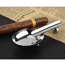 NIHAOA Accessori del Sigaro 1PC Acciaio Inossidabile pulibile Premium Portatile Cigar Ashtray Cigar Vassoio Fumatori dell'interno del Sigaro della Sigaretta all'aperto