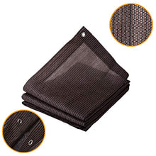WXQIANG 90% Paralume in Tessuto Parasole Panno Taped Bordo con Occhielli, Mesh Ombra Net for Pergola Copertura della Volta - Brown Protezione Solare, Isolamento Termico (Size : 3×8M)