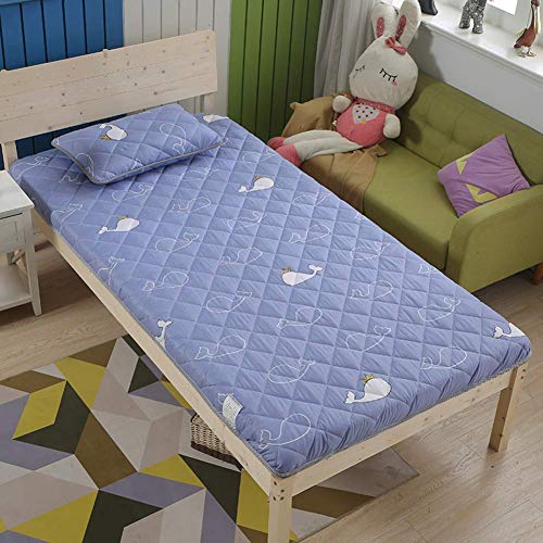 Z&HA Tatami Tappetino, 5 cm di Spessore Tappetino futon MattressTopper Tradizionale Giapponese futon ispessite Queen Size Standard Dimensione Dorm,B,100x190cm